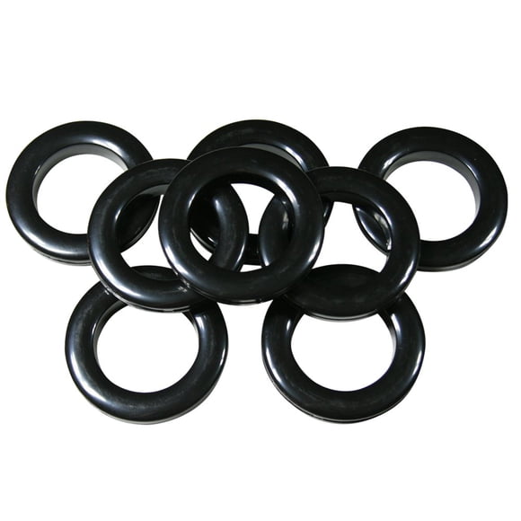 Home Sewing Depot #10 Plastic Grommet, 1 3/8", 8 Sets, Black
