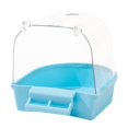 thumbnail image 2 of lionlar Pet Bird Bath Box Bathing Tub Bath Box Shower Caged Parrot Bathing Tub for Small Blue, 2 of 9