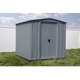 thumbnail image 1 of Arrow Classic Steel Storage Shed, 6x7, Charcoal, 1 of 9