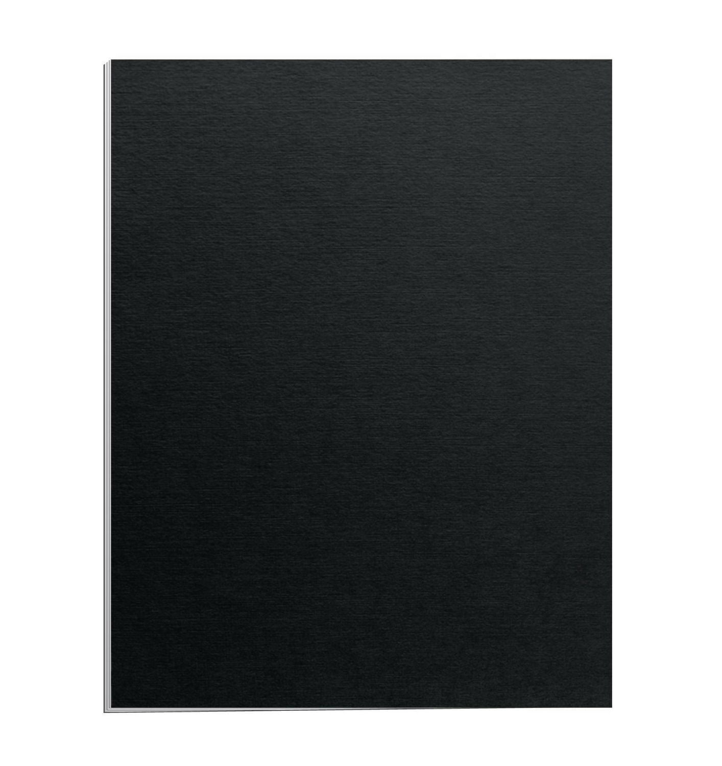 Couvertures de présentation Futura™-lettre, noir, 25/paq.