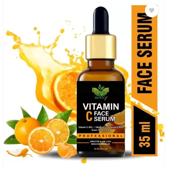 Sunfly Improved vitamin C Facial serum- For Anti Aging & Smoothening & Brightening Face (35 ml)