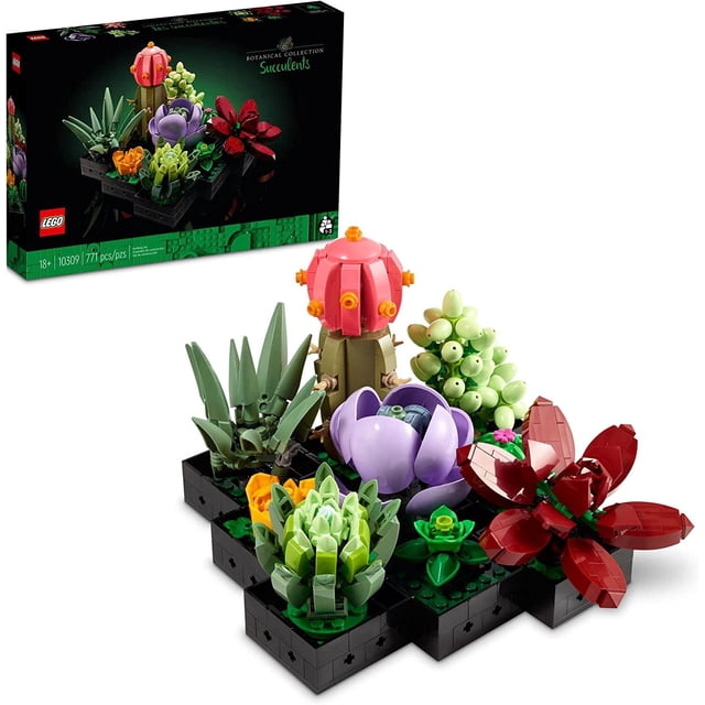 Artificial Succulent Plants Set for Adults Home Decor Birthday Housewarming Creative Gifts Plant Collection Bouquet Kit