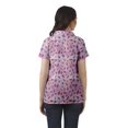 thumbnail image 4 of Moomaya Chemise Tunique Style Enveloppant pour Femmes en Coton Décontracté Col Classique Boutonné, 4 of 6