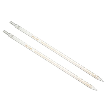 Graduated Dropper Pipettes 2 Pcs 25ml Reusable Borosilicate Glass Pipette for Transfer Liquid for Laboratory, Chemistry, Clear