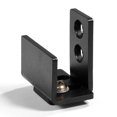 thumbnail image 2 of Cergrey Door Floor Guide, Floor Guide, 1pc Black Steel Hardware Sliding Barn Door Bottom Wall Mount Floor Guide with Screws, 2 of 7