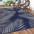 thumbnail image 1 of Outdoor Rug  for Patios   Reversible Outdoor Plastic Straw Camping Rug Carpet  Large Area Rugs Mats for RV  Camper  Deck  Balcony  Porch  Backyard  Beach  Picnic. Leaf, 1 of 7
