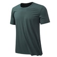 thumbnail image 1 of Birdeem Chemises pour Hommes T-Shirt d'Été Uni Décontracté à Manches Courtes Col Rond, 1 of 10