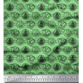 thumbnail image 1 of Soimoi Polyester Crepe Fabric Bird,Fish & Ship Ocean Print Fabric by The Yard 42 Inch Wide, 1 of 3