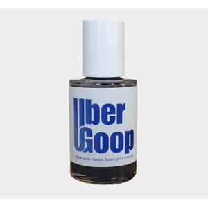 (Nouveaux 1oz Taille) Uber Goop Revêtement de laque de lave-vaisselle gris foncé/Glue (bouteille seulement)