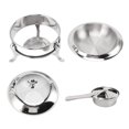 thumbnail image 2 of Ensemble de Buffets à Réchaud, Réchauffe-Buffet Rond, Serveurs et Réchauds de Buffet avec Couvercle, Acier Inoxydable, Chauffage au Carburant, Serveur de Traiteur Portable pour Mariage, Fêtes, 2 of 8
