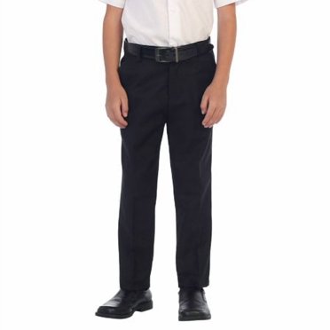 gioberti Pantalon Habillé à devant Plat pour Garçons, Noir, 18