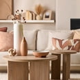 thumbnail image 4 of Bouclair Table Basse Ronde en Bois Taupe, 4 of 10