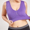 thumbnail image 3 of Yuyuzo Plus Size Bras for Women No Underwire Full Coverage Comfortable Bralettes Wireless Push up Everyday Bras, 3 of 7