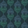thumbnail image 1 of Ahgly Company Tapis d'Intérieur Lavable à la Machine, Carré, Transitionnel, Vert Sarcelle Profond, Tapis de Zone, 4 Pieds Carré, 1 of 7