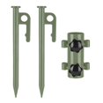 thumbnail image 1 of jinwen Support de Tige d'Auvent Stable Support de Tube Fixe Support de Tige d'Auvent Coupe-Vent Vert, 1 of 9