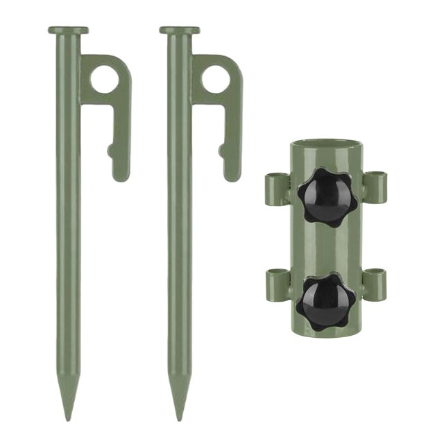 jinwen Support de Tige d'Auvent Stable Support de Tube Fixe Support de Tige d'Auvent Coupe-Vent Vert