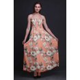 thumbnail image 4 of Bimba Robe à Bretelles Spaghetti Fluide Smockée Imprimée pour Femmes à Imprimé Floral et Oiseau Martin-Pêcheur Bimba - Petit, 4 of 7