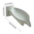 thumbnail image 3 of Porte-savon en Forme de Feuille Mural Réglable avec Drainage, Porte-Savon Rotatif, Porte-Savon pour Lavabo, 3 of 7