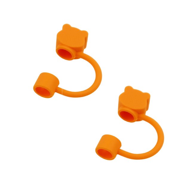 Oleegame 2PC Straw Accessories Reusable Silicone Set Baby Feeding Girl Cup Accessories For Kitchen Bar
