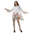 thumbnail image 4 of Moomaya Robe de Cocktail Imprimée à Manches Longues Tenues de Noël Robe Courte pour les Fêtes, 4 of 4