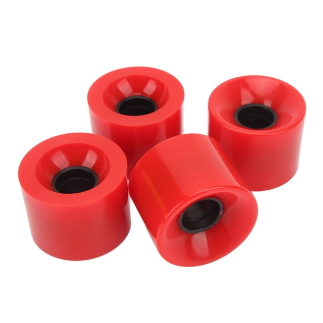 Skateboard Wheels, Land Surfboard Wheel Replacement Parts Good Stability For Ramp Sidewalk Cement Road Red