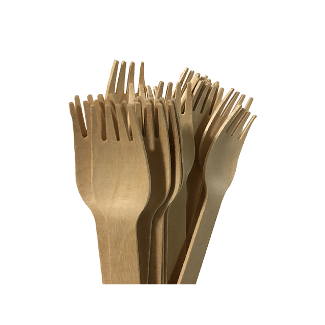 Birch Wood FORK | Bio Mart Cutlery |100% Natural | Eco-friendly | Heavy Duty & Re-usable Backyard Compostable | Disposable | Biodegradable |Theme Party, Wedding | FORK | Pack of 25, 100 or 500