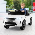 thumbnail image 4 of Gymax 12V Kids Ride On Car Licensed Land Rover Electric Vehicle w/ Remote Control White, 4 of 10