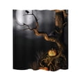 thumbnail image 1 of TopLLC Halloween Themed Digital Printed Shower Curtain, Bathroom Curtain, 1 of 1