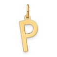 thumbnail image 1 of Diamond2Deal 14K Yellow Gold Letter P Initial Pendant for Women, 1 of 3