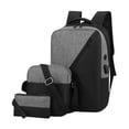 thumbnail image 2 of Meitianfacai Backpack Three Piece Set, Large Capacity USB Student Backpack, Suitable For School And Outdoor Travel, Computer Bag For Men And Women With Large Capacity, 2 of 3