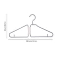 thumbnail image 2 of EGNMCR Hooks for Hanging Foldable Plastic Clothes Hanger Foldable Clothes Hanger folding clothes hanger, 2 of 4