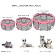 thumbnail image 4 of GoDecor Clôture pour Chien 35 Pouces Enclos Doux pour Chiot Stylo d'Exercice Rose, 4 of 9