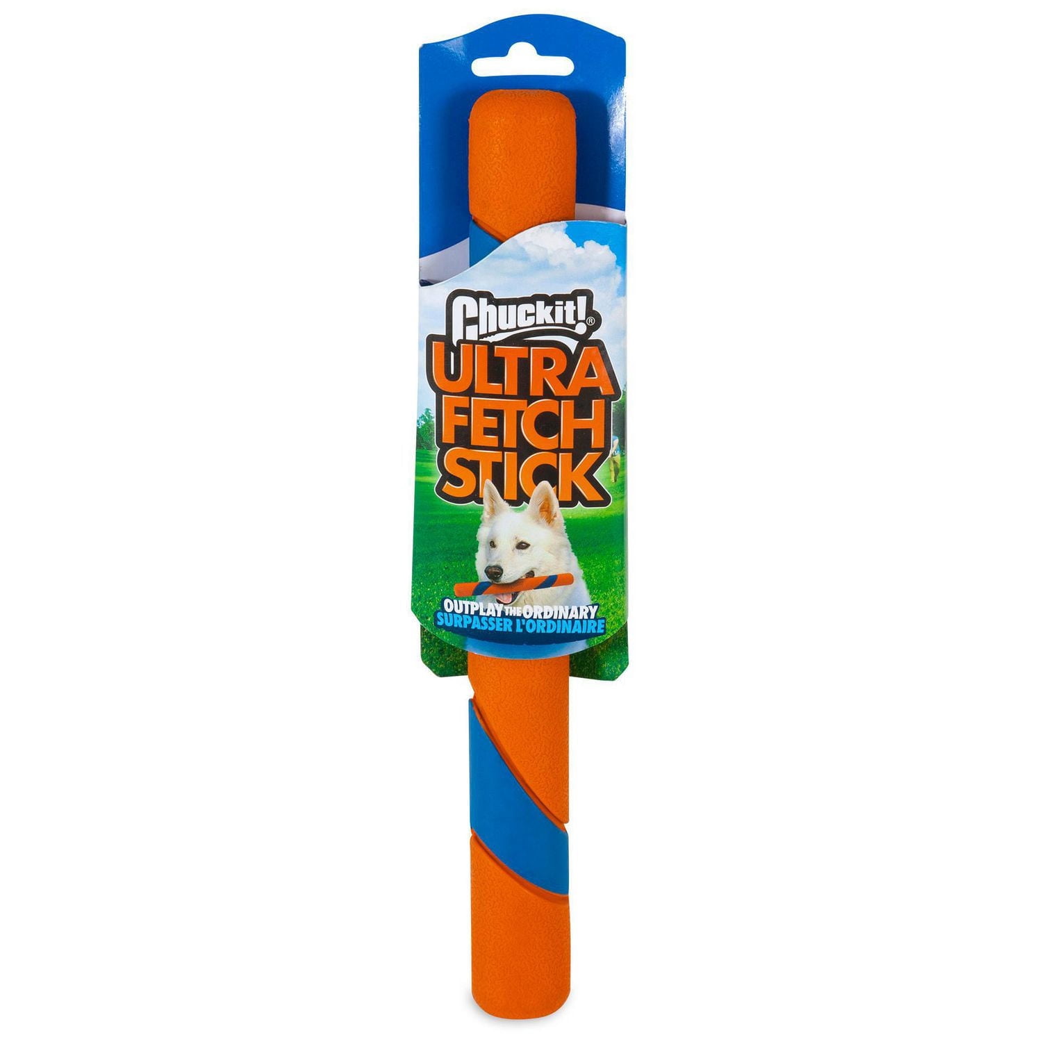 Jouet pour chien en caoutchouc durable Chuckit! Ultra Fetch Stick