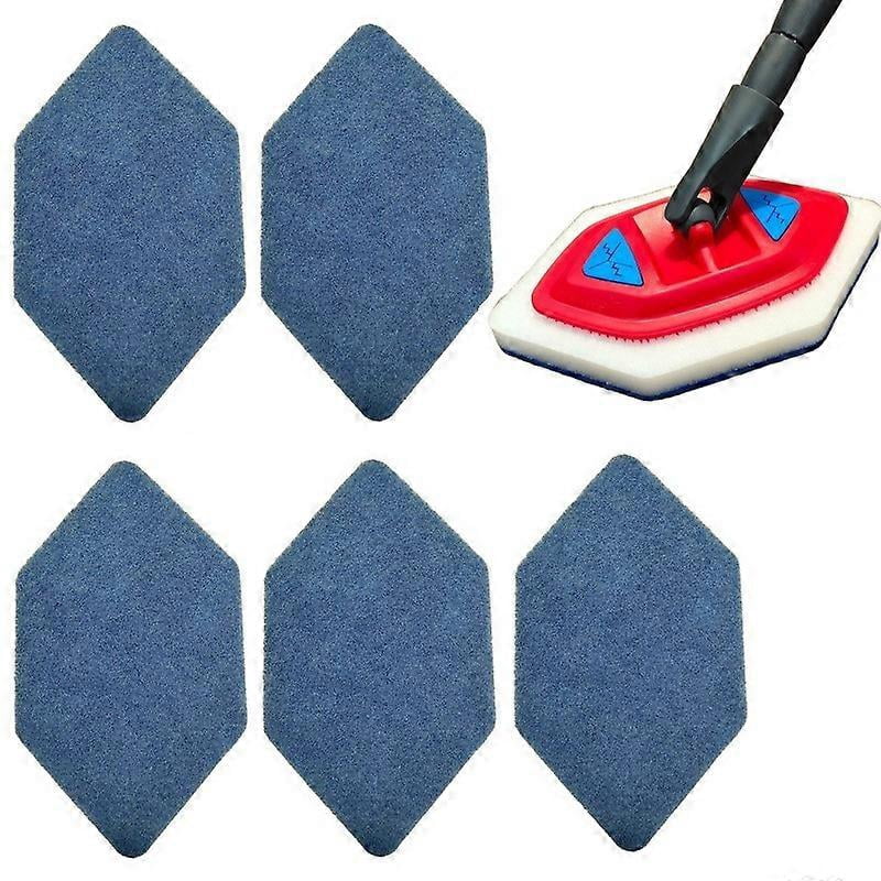 Suitable for Vileda Bathroom Magic Brush Mop Replacement Head BATH MAGIC Sponge Scouring Pad - 5 Pieces-FA-