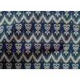 thumbnail image 4 of oneOone Cotton Poplin Fabric Chevron & Swirl Ikat Print Fabric By The Yard 56 Inch Wide, 4 of 4