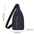 thumbnail image 3 of Ovzne Fashionable Embroidery Diamond Shoulder Crossbody Bag Large Capacity Watertight Backpack With Data Hole On Clearance, 3 of 6