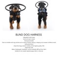 thumbnail image 3 of Blind Dog Harness Guiding Device, Adjustable Buckle Strap Blind Dog Halo Blind Dog Bumper Collar, Help For Blind And Poor Vision Dogs To Avoid Accidents And Build Confidence, Blue, 3 of 8
