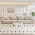 thumbnail image 1 of The Magic Home Canapé de Coin Convertible Modulable 4 Places en Velours Côtelé Beige,, 1 of 10