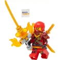 thumbnail image 1 of LEGO Ninjago Dragons Rising Season 2: Kai Climber Minifigure with Swords, 1 of 1