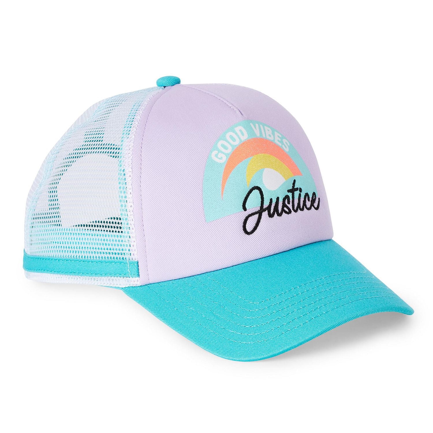 Casquette avec blocs de couleurs Justice pour filles
