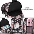 thumbnail image 4 of Watercolor Flower Pattern Sling Bag for Travel, Lightweight Artistic Floral Crossbody Shoulder Backpack for Spring and Summer, 4 of 6