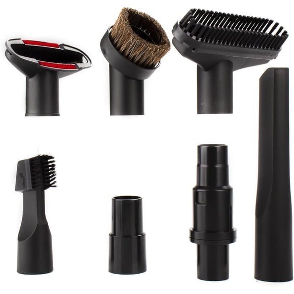 7 Pack for Shar*k Vacuum Attachments Replacement kits with Vacuum Brush Attachment and for Shar*k Crevice Tool and Vacuum Hose Adapter (7-Pack, 7)