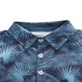 thumbnail image 4 of Little Boys Short Sleeve Button Down Shirts Tops Shorts Pants 2pcs Summer Outfits, 4 of 6