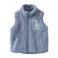 thumbnail image 1 of Gilet pour Hommes, Enfants Couleur Unie Nylon Manches Longues Col Rond, 1 of 2