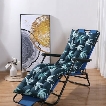 Coussin de Chaise Berçante, Coussin de Salon Extérieur Long Rembourré Antidérapant avec Attaches, Coussins de Chaise Berçante Intérieur Extérieur, Coussins de Chaise de Mobilier de Patio Douillets, Coussins de Chaise Berçante Extérieur