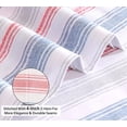 thumbnail image 4 of Ruvanti 100% Cotton Sheets - Crispy Cooling Percale Sheets For Twin Size Bed, Breathable & Durable Twin Sheet Set, 16 Inches Deep Pocket Sheets, Times, 3 Pieces, 4 of 5