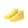thumbnail image 1 of Unisex Waterproof Disposable Elastic Latex Boot Cover Rain Snow Non-slip Shoe Covers - Size M(Yellow), 1 of 5