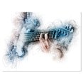 thumbnail image 2 of Design Art - Homme Jouant de la Guitare Aquarelle, 2 of 3