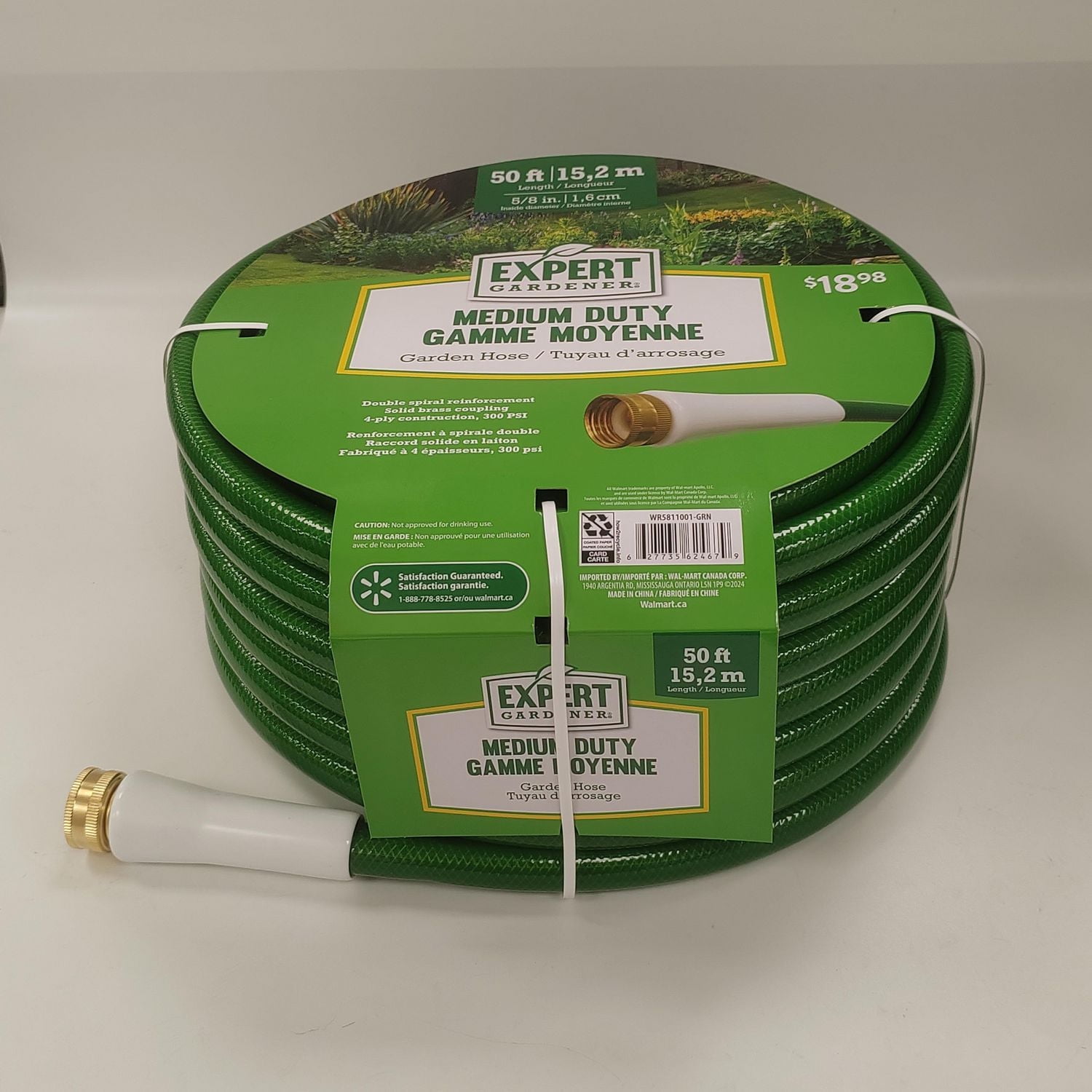 Expert Gardener 50FT Gamme moyenne Tuyau d’arrosage