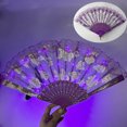 thumbnail image 4 of Paper Fans Set - LED Handheld Fan for Parties Large Functional Fan for Dancing Glowing Performance for Weddings and Home Decorations, 4 of 4
